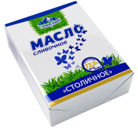 Масло слив. Столичное Крестьянское Домашнее 180г 72,5% Кобрин*40